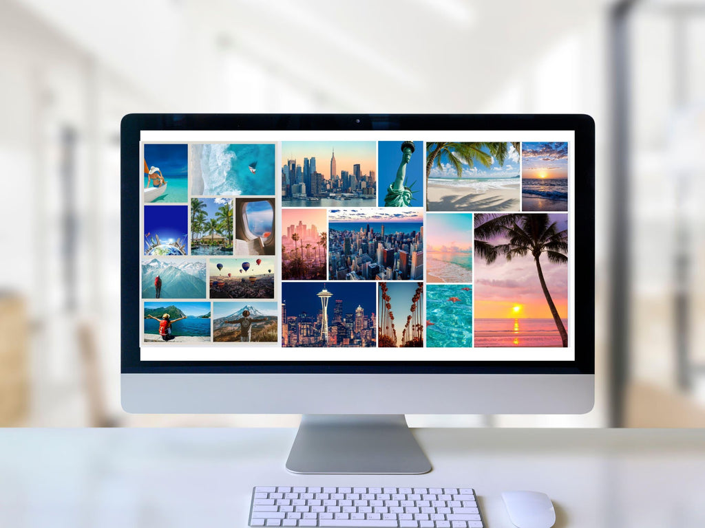 Travel Vision Board Kit: Adventure Inspiration, (PDF) (Digital Download)