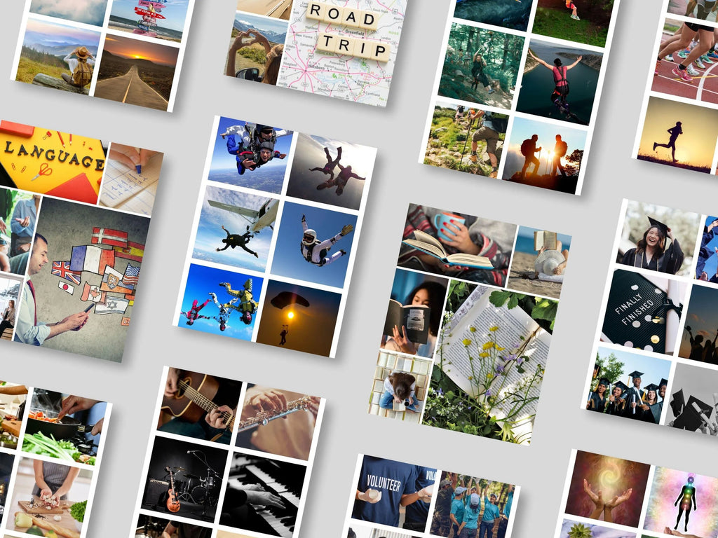 Bucket List Vision Board Kit: Adventure Theme (PDF) (Digital Download)