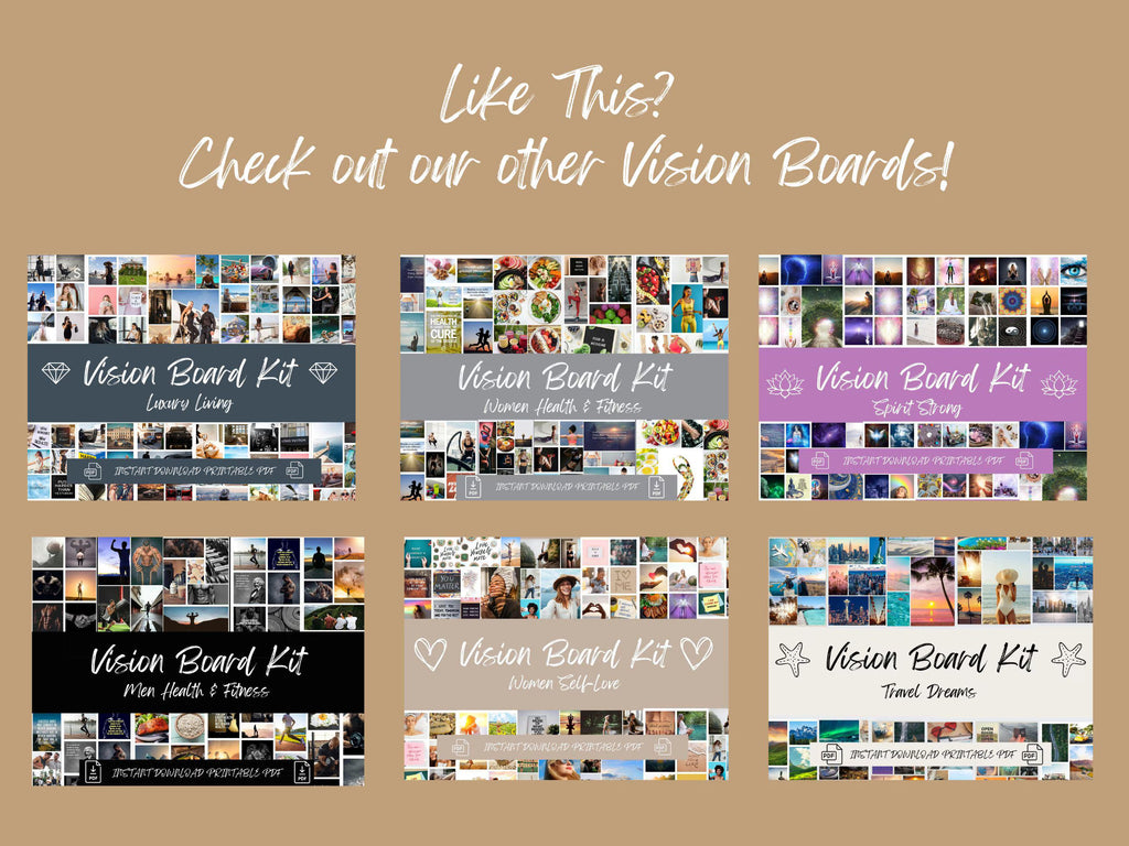 Dream Home Vision Board Kit: (PDF) (Digital Download)
