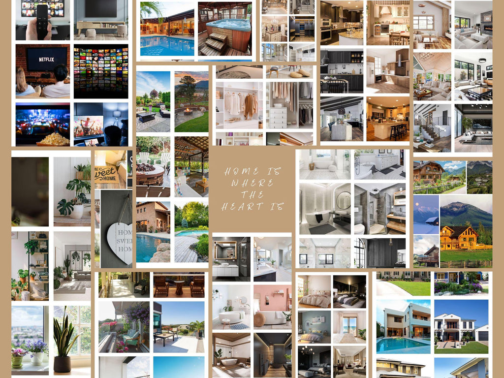 Dream Home Vision Board Kit: (PDF) (Digital Download)