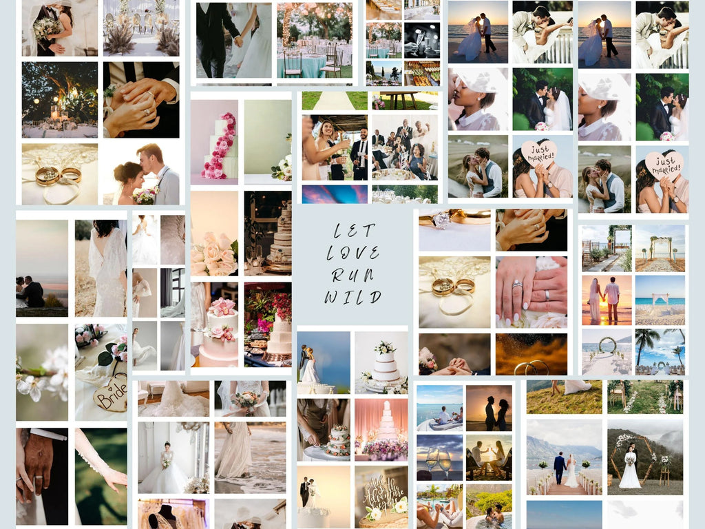 Wedding Vision Board Kit: Dream Wedding Printable Photos (PDF) (Digital Download)