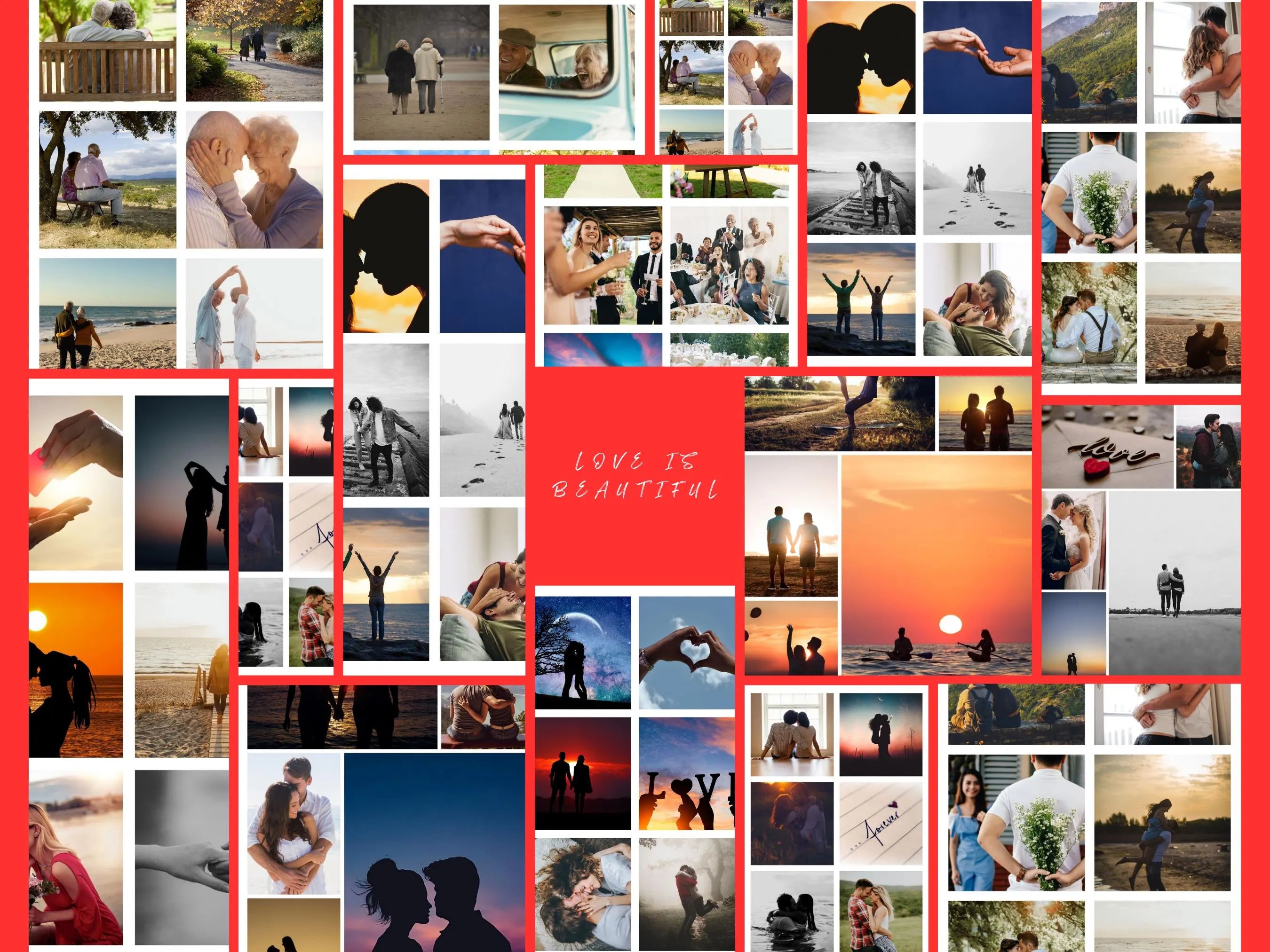 Relationship Vision Board Kit Love & Partnership (PDF) (Digital Download)