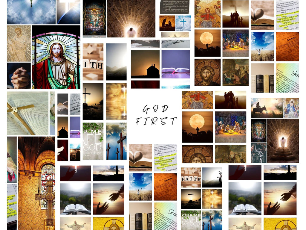 Christian Vision Board Kit Bible Verses & Affirmations (PDF) (Digital Download)