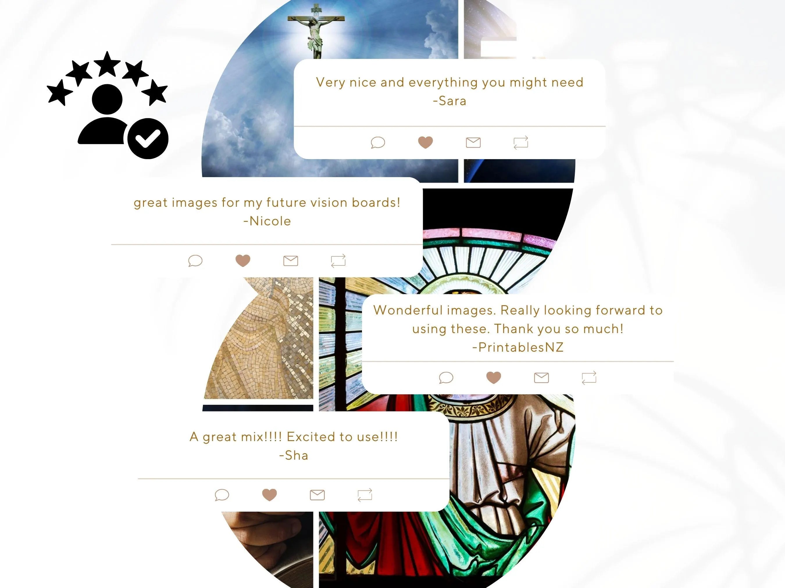 Christian Vision Board Kit Bible Verses & Affirmations (PDF) (Digital Download)