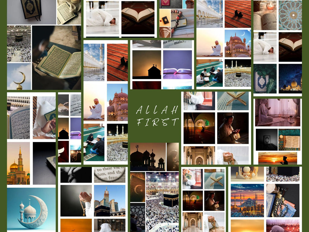 Islamic Vision Board Kit: Spiritual Affirmations Printable (PDF) (Digital Download)