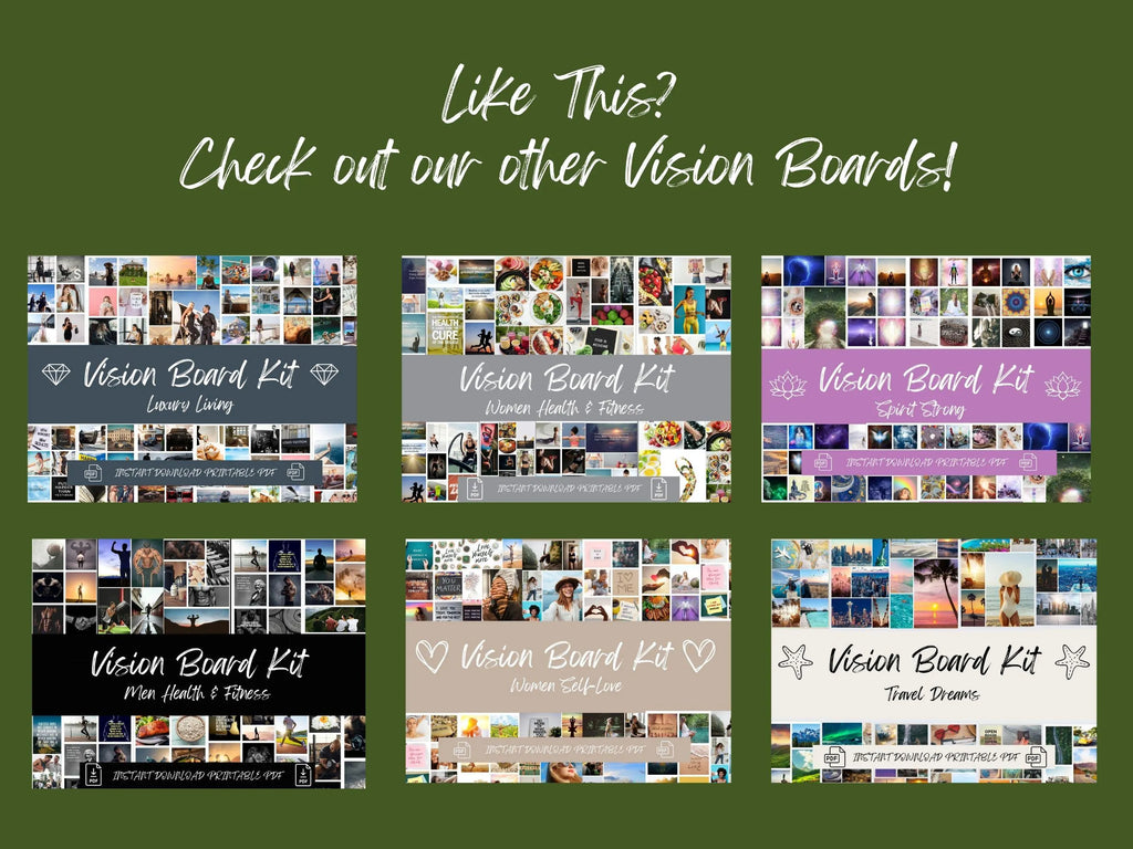 Islamic Vision Board Kit: Spiritual Affirmations Printable (PDF) (Digital Download)