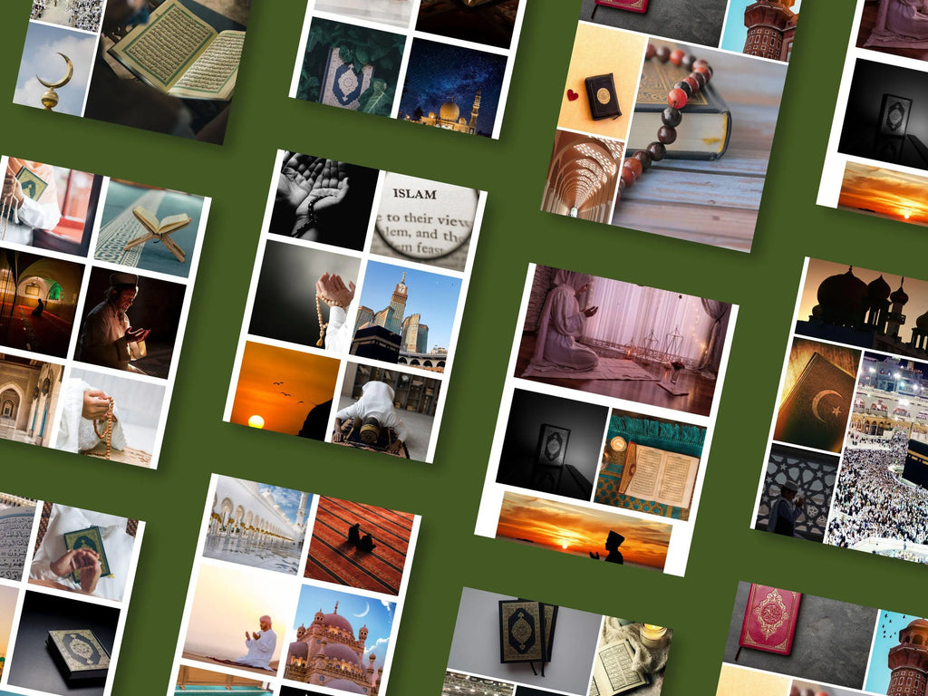 Islamic Vision Board Kit: Spiritual Affirmations Printable (PDF) (Digital Download)