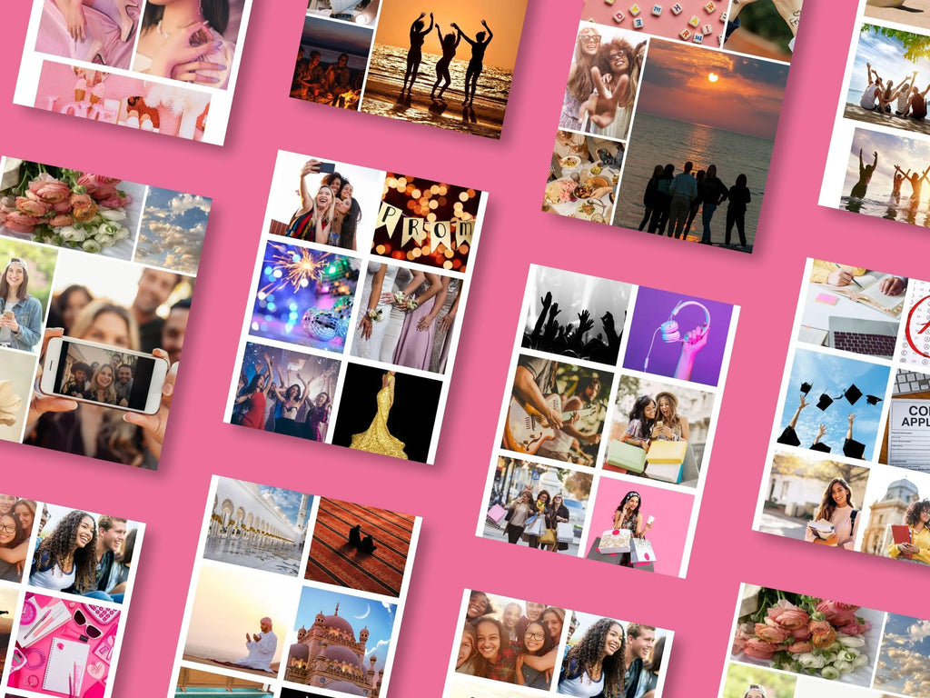 Teenage Girl Vision Board Kit Printable Photos, Dreams & Goals (PDF) (Digital Download)