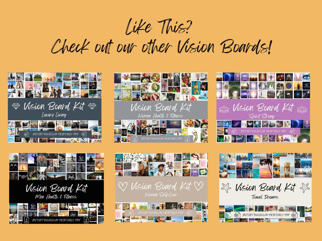 Buddhist Vision Board Kit: Printable Affirmations (PDF) (Digital Download)