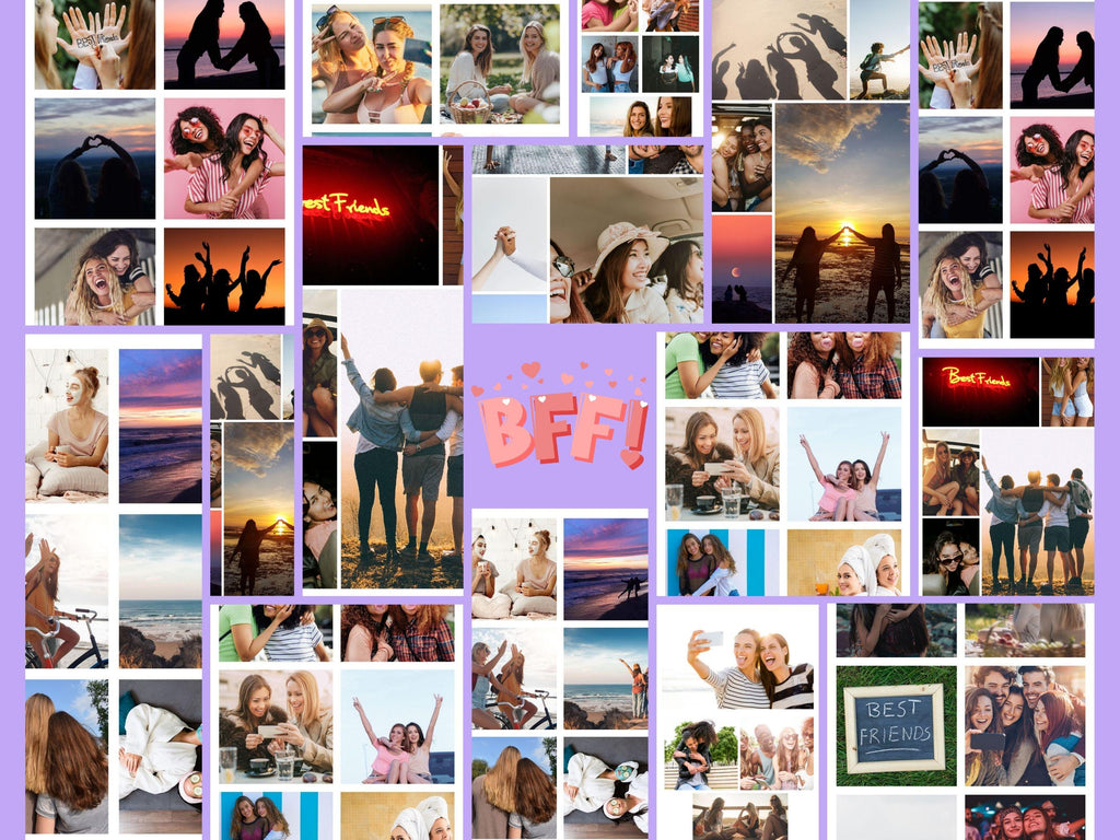 Friendship Vision Board Kit: (PDF) (Digital Download)