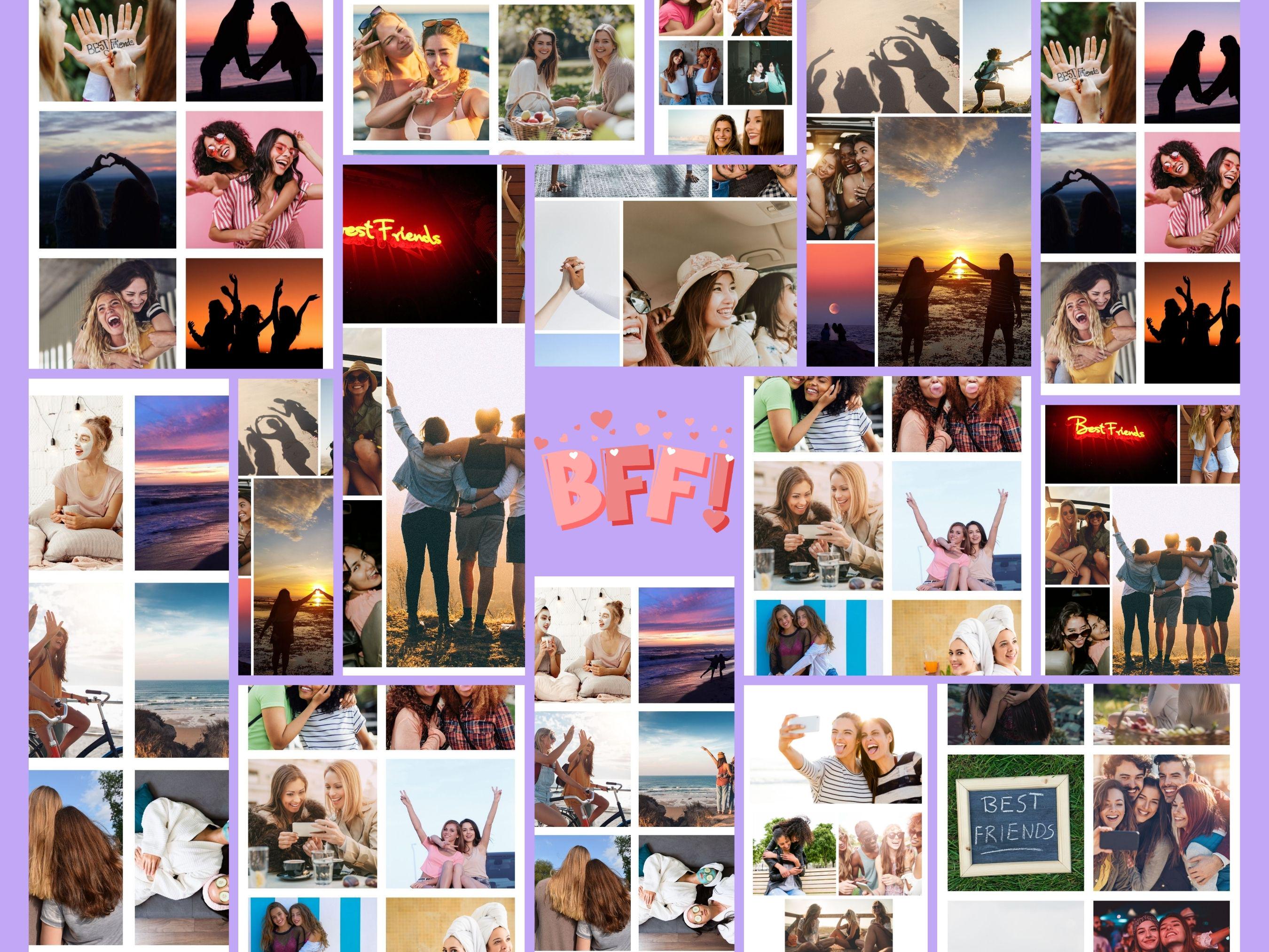 Friendship Vision Board Kit: (PDF) (Digital Download)