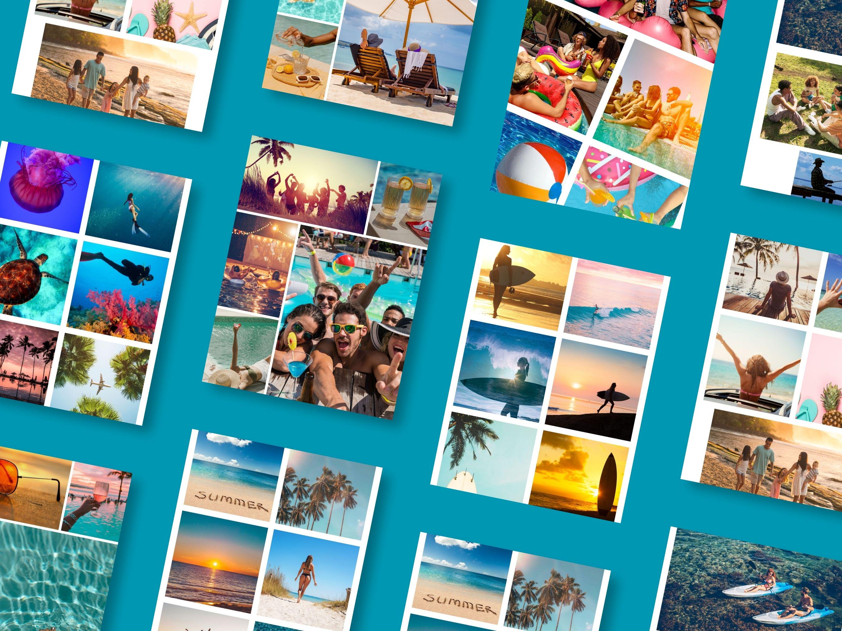 Summer Vision Board Kit: (PDF) (Digital Download)