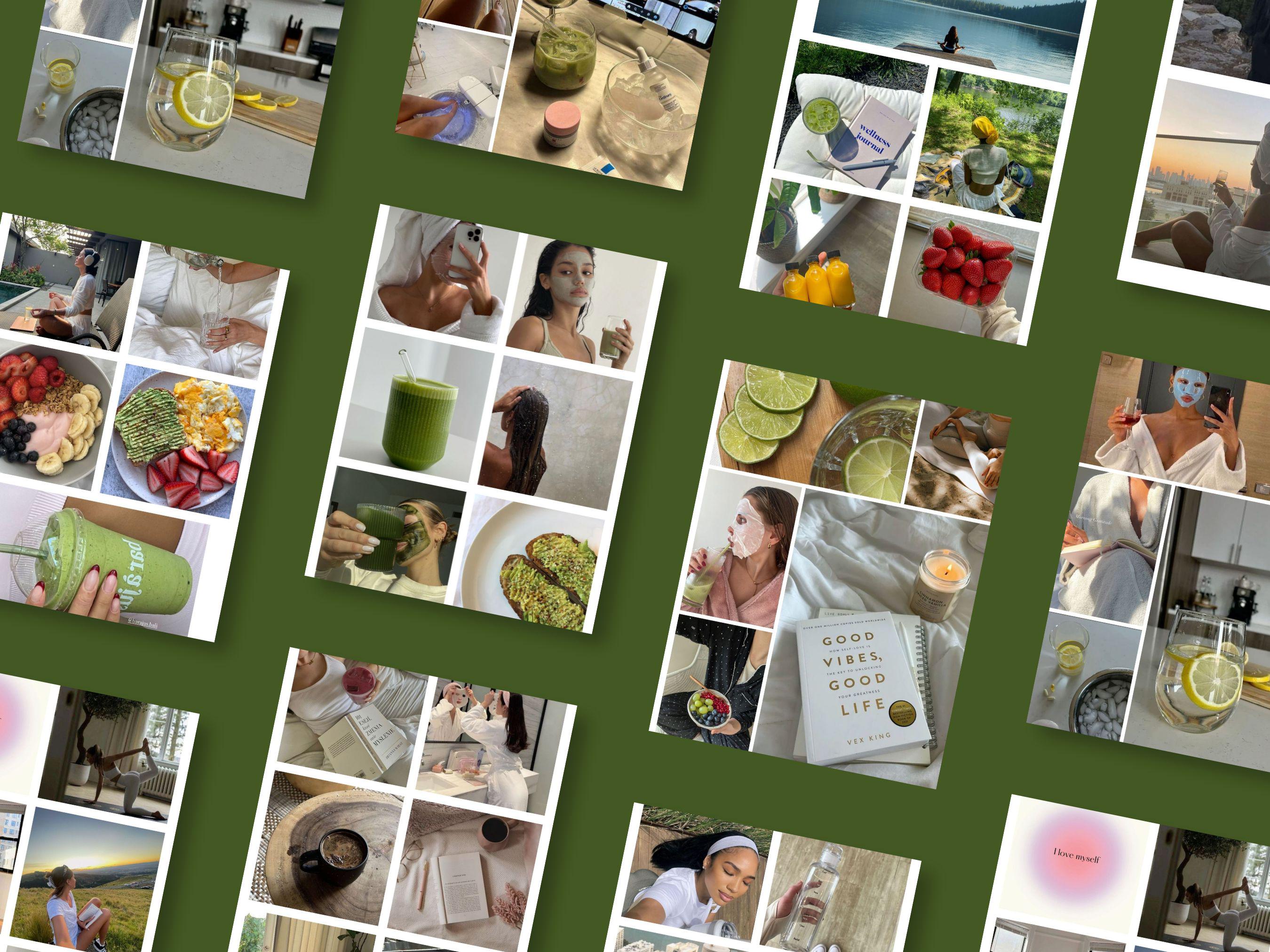 Self-Care Vision Board Kit: (PDF) Digital Download)