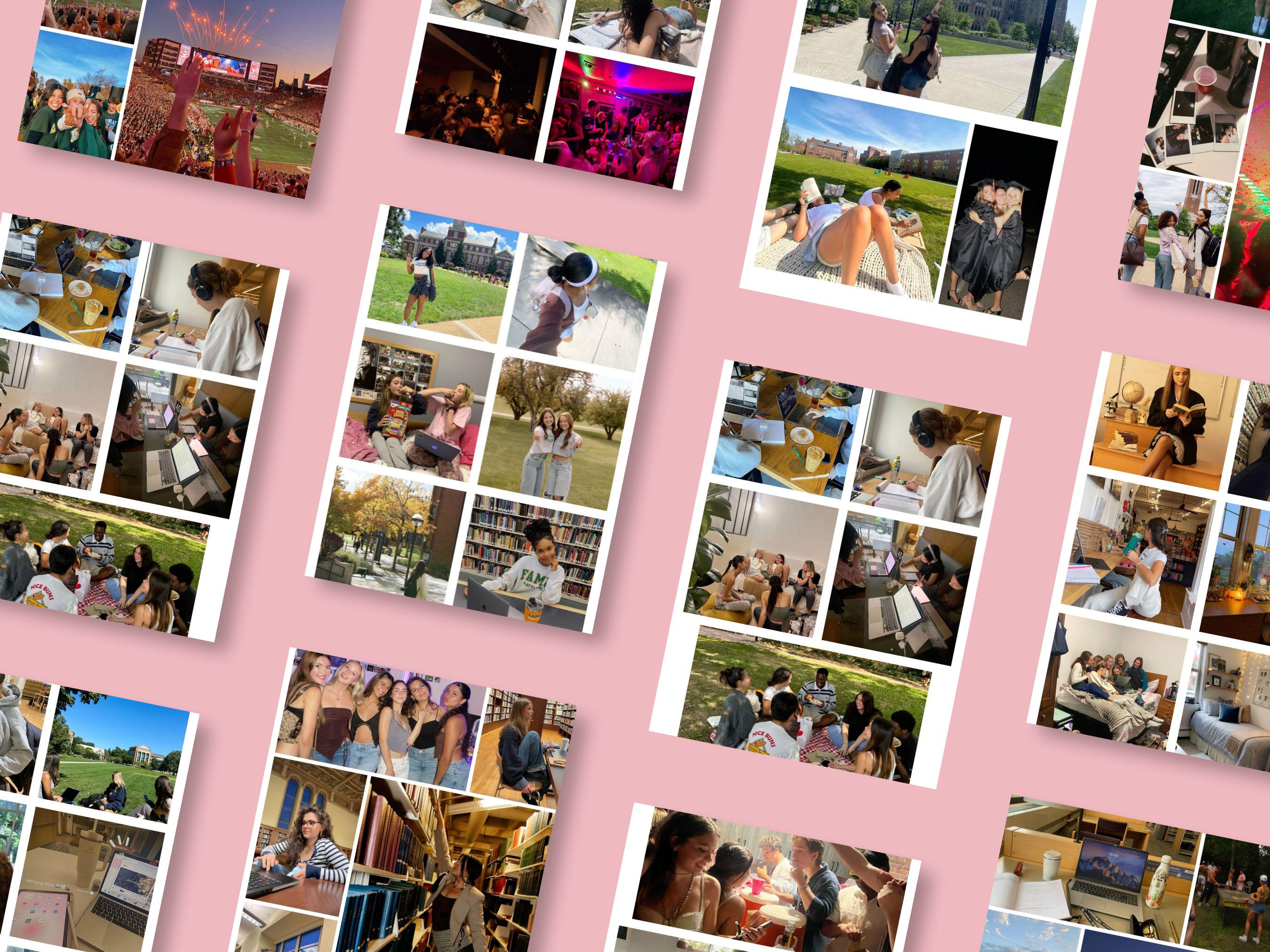 College Vision Board Kit, Printable Photo Collage (PDF) (Digital Download)