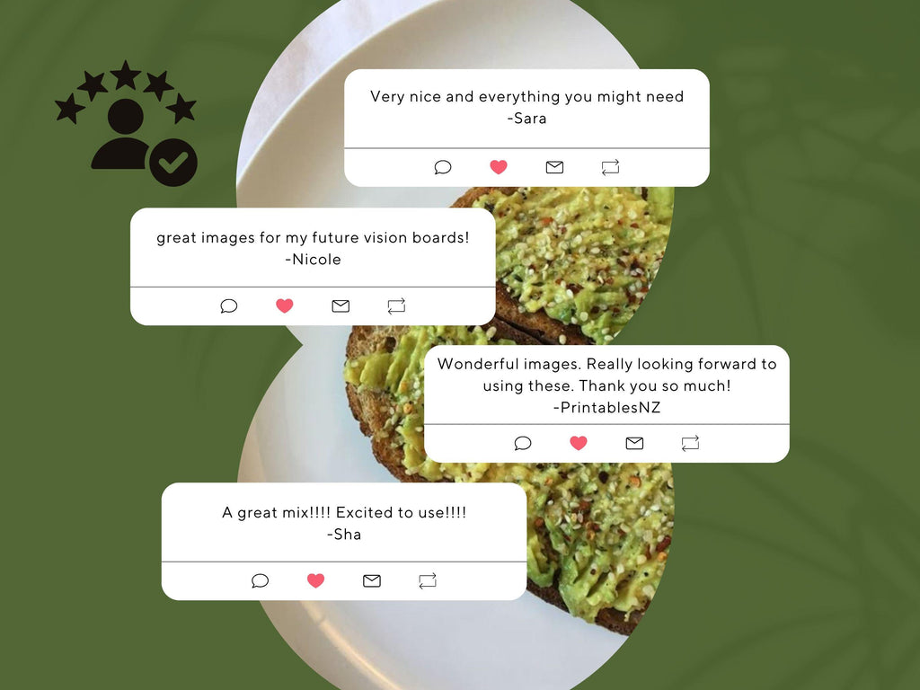 Self-Care Vision Board Kit: (PDF) Digital Download)