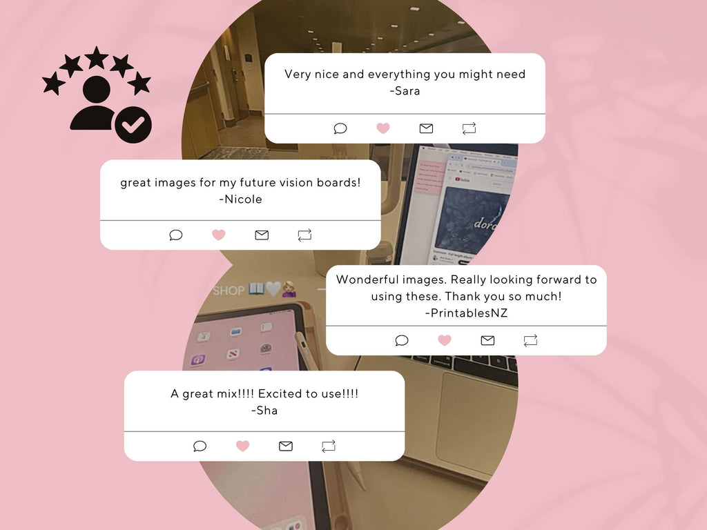 College Vision Board Kit, Printable Photo Collage (PDF) (Digital Download)