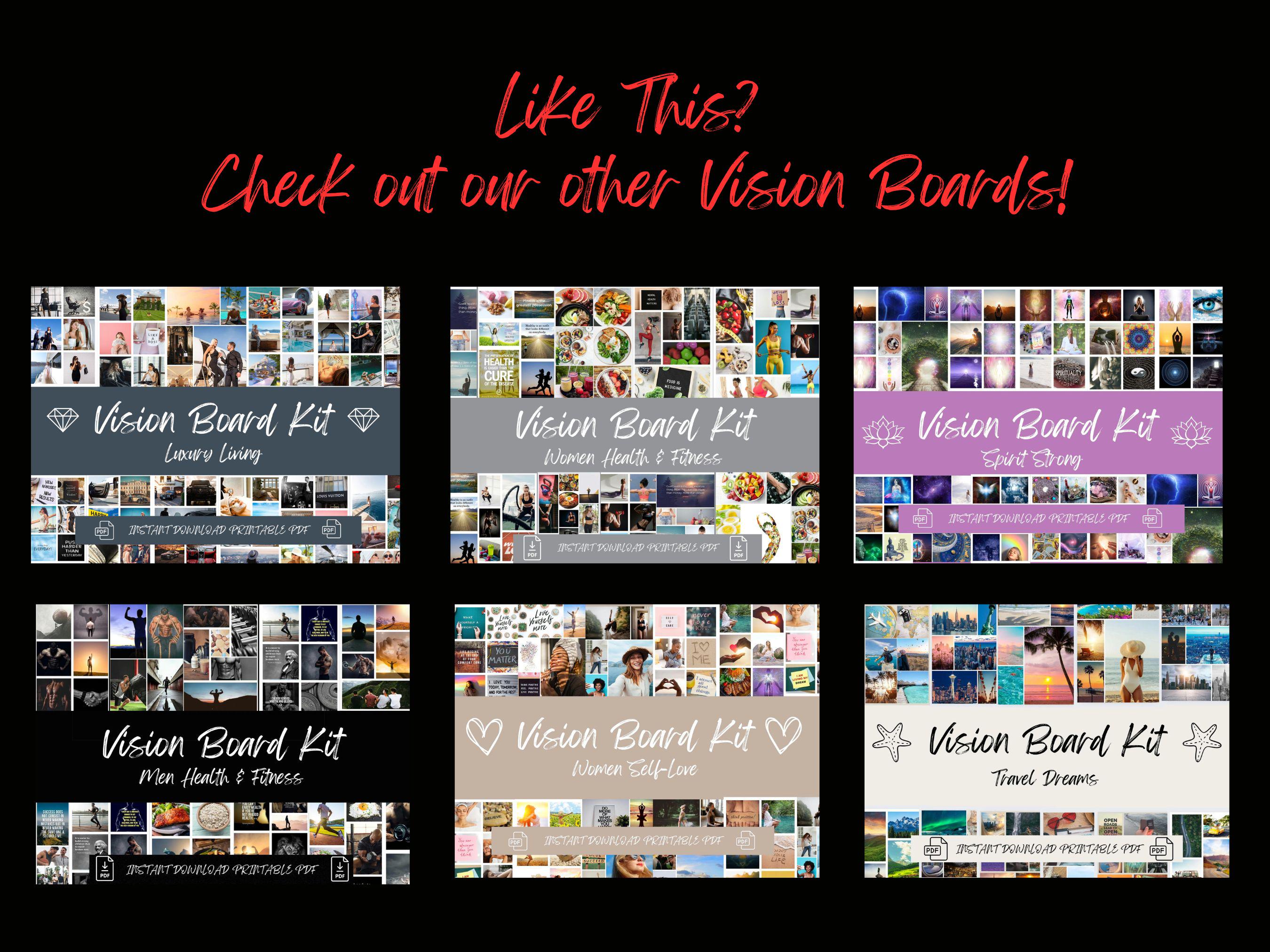 Witch Vision Board Kit: Mystical Printable Photos (PDF) (Digital Download)