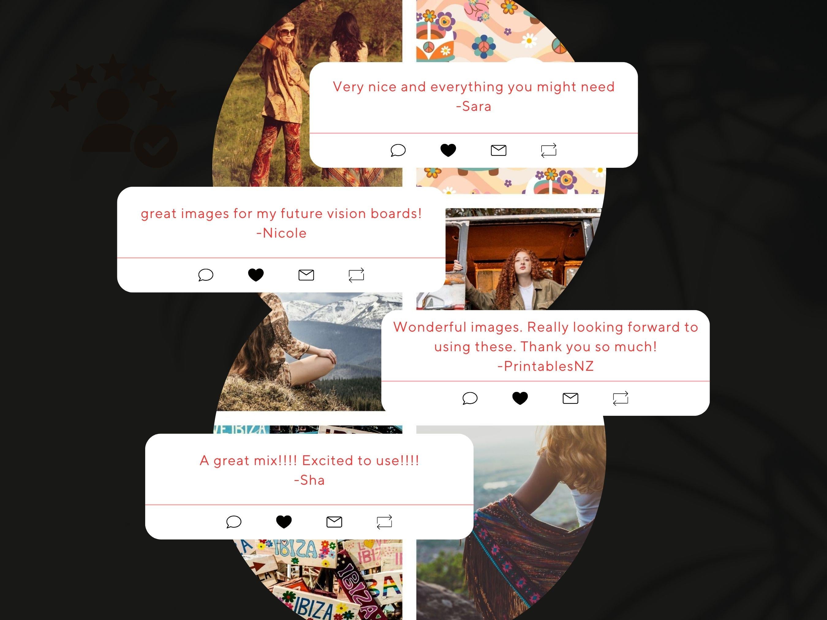 Witch Vision Board Kit: Mystical Printable Photos (PDF) (Digital Download)