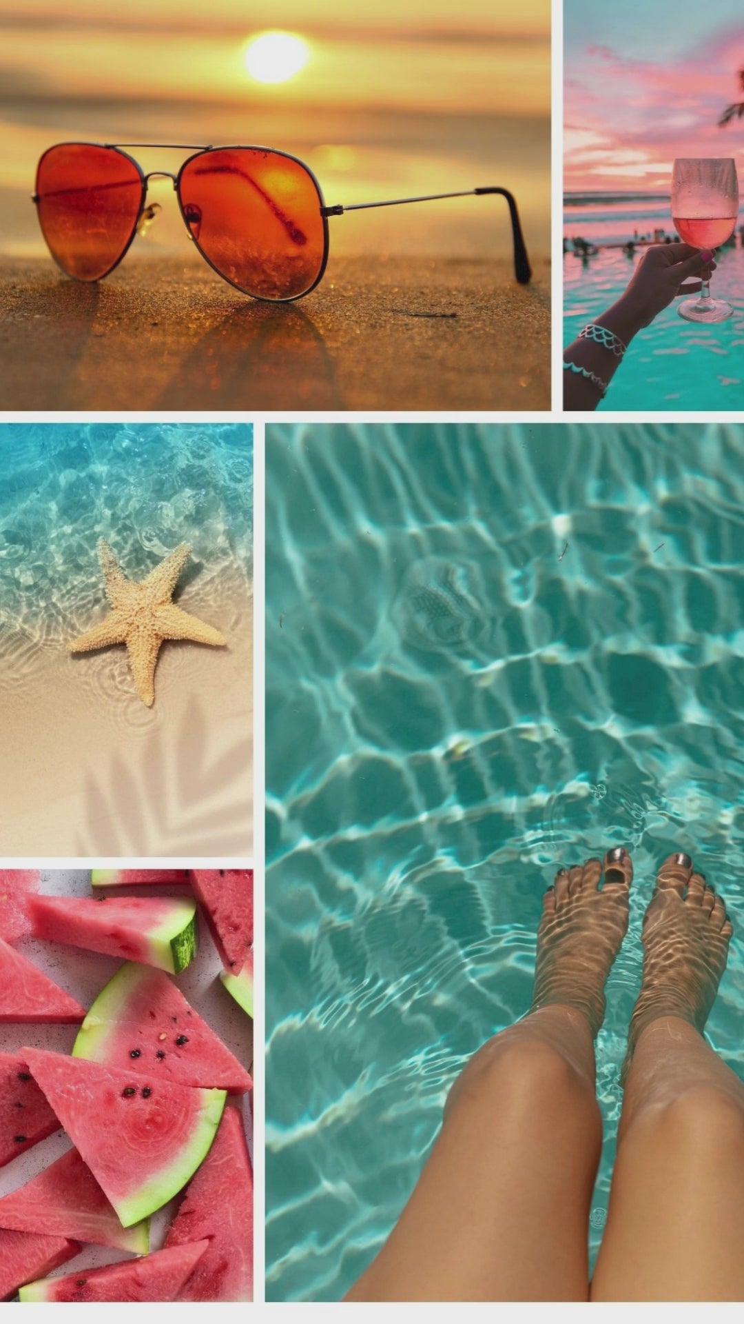 Summer Vision Board Kit: (PDF) (Digital Download)