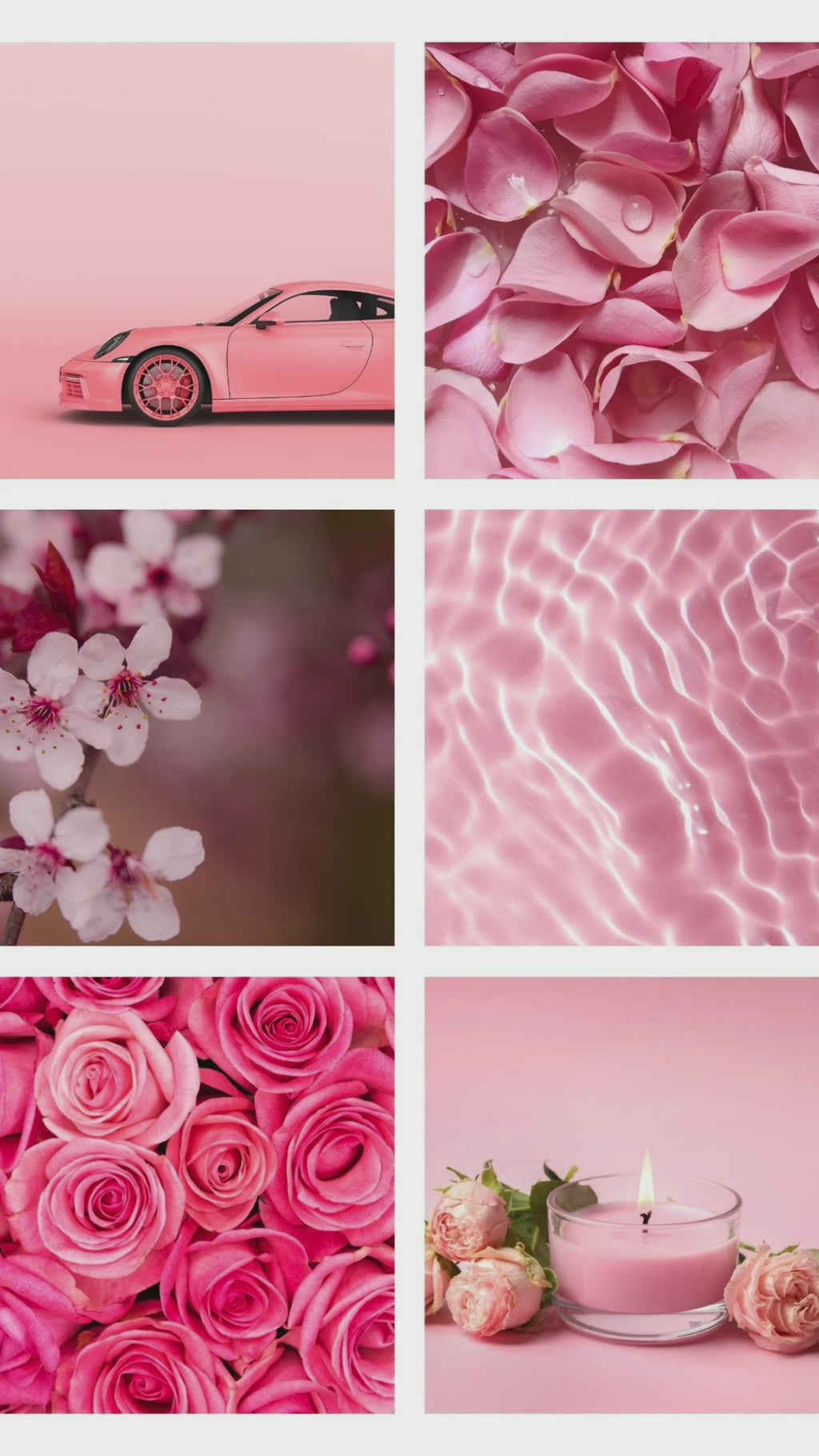 Pink Vision Board Kit: Girly Printable Photos (PDF) (Digital Download)