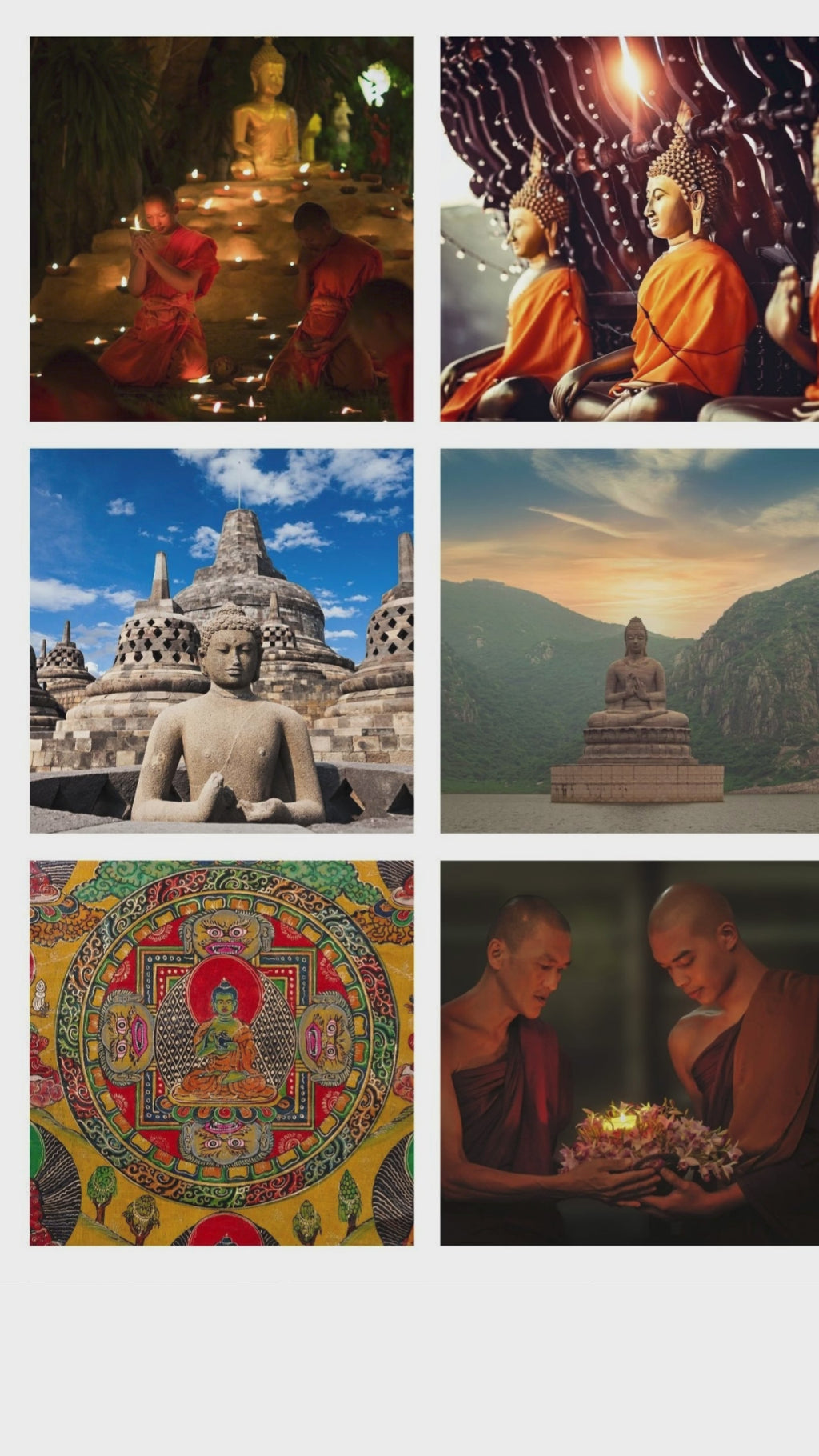 Buddhist Vision Board Kit: Printable Affirmations (PDF) (Digital Download)