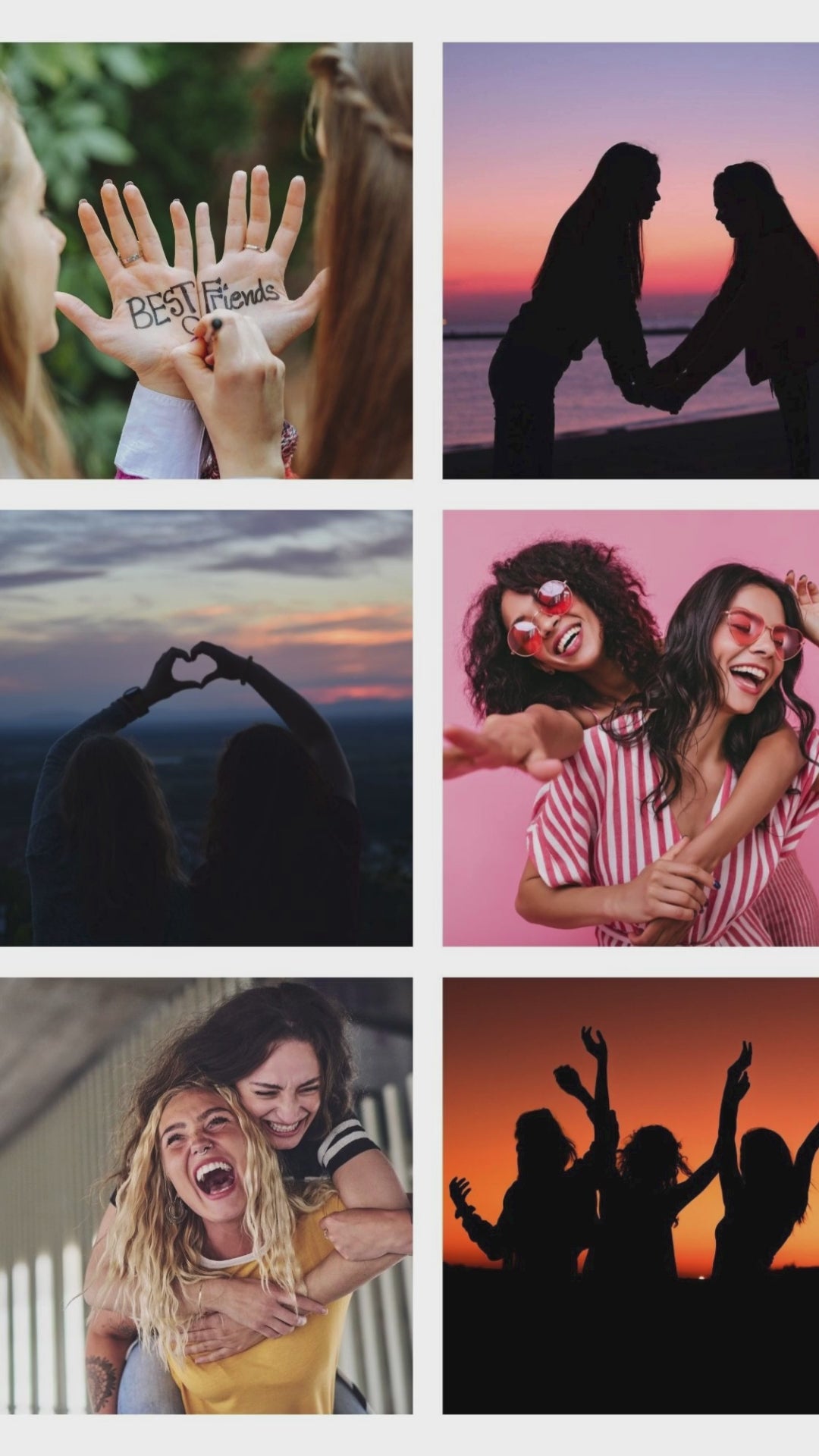 Friendship Vision Board Kit: (PDF) (Digital Download)